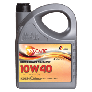 Cross Power Synthetic 10W-40 is a semi-synthetic low friction oil to be used in passenger cars’ gasoline and diesel engines
