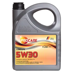 Long Life 5W-30 is a high performance low friction oil which especially can be used for fuel injected and turbo charged engines
