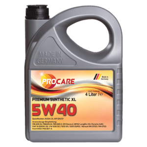 Premium Synthetic 5W-40 XL is a high performance low friction oil of the new Low SAP generation
