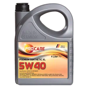 Premium Synthetic 5W-40 XL is a high performance low friction oil of the new Low SAP generation
