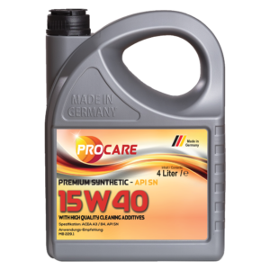 Premium Synthetic 15W-40 is a high performance low friction oil to be used in passenger cars gasoline and diesel engines