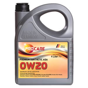 Premium Synthetic 0W-20 ASA has been specially developed for the most modern engines keeps long motor life by complex wear protection