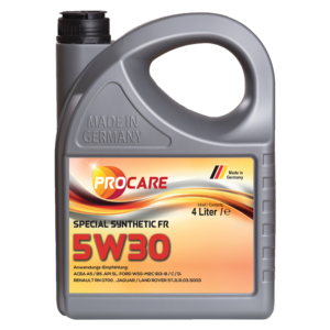 Special Synthetic FR 5W-30 is a high-alloyed all-seasons oil takes care for the enviroment by reduced emissions of CO2 and particles