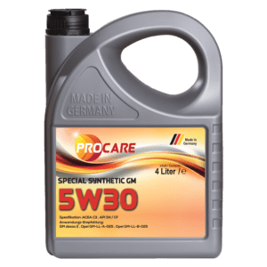 Special Synthetic GM 5W-30 is a modern multigrade low friction engine oil of the latest generation for all-seasons use