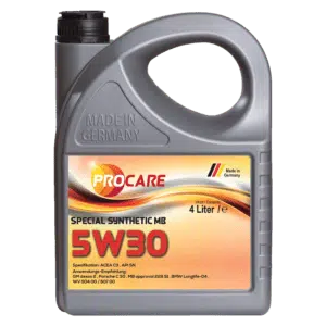 Special Synthetic MB 5W-30 is a modern low friction oil reduction of deposits and sludge by effective cleaning additives