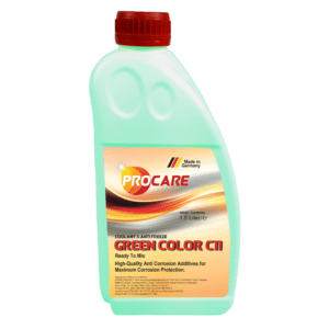 Procare Coolant C11 green is a ready water-diluted modern antifreeze