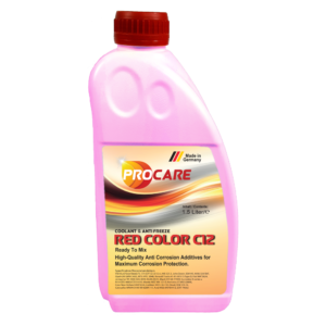 Procare Coolant C12 red is a ready water-diluted modern antifreeze