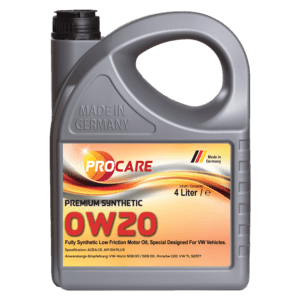 Premium Synthetic 0W-20 is a fully synthetic low friction oil grants maximum wear protection