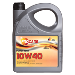 Power Tech 10W-40 by its optimized formulation provides lowered fuel- and oil consumption