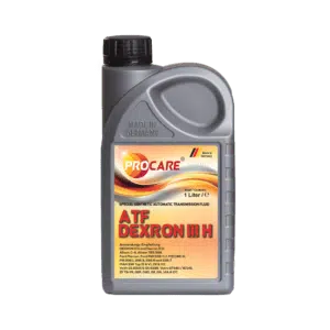 Procare ATF DX III H welches aus Mineralölraffinat und Basisölen aus der Synthese-Technologie
