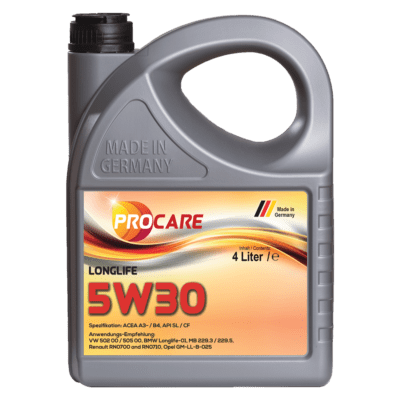 Long Life 5W-30 ist ein Hochleistungs-Leichtlauföl, welches für Otto- und Dieselmotoren von PKWs konzipiert