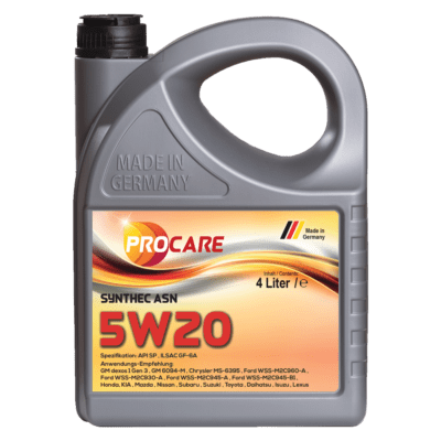 Synthec ASN 5W-20 ist ein Hochleistungsschmierstoff, welcher speziell für modernste Pkw- Benzin- und Dieselmotoren entwickelt wurde