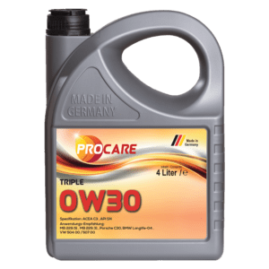 Triple 0W-30 ist ein HC-synthetisches Leichtlauföl für PKW Otto- und Diesel-Motoren