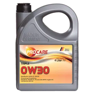 Triple 0W-30 ist ein HC-synthetisches Leichtlauföl für PKW Otto- und Diesel-Motoren