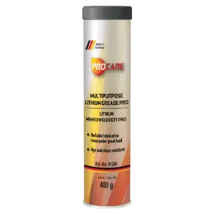 procare Multipurpose Lithium Grease Pro is high - performance long - life lubricating grease on a mineral oil basis with EP additives