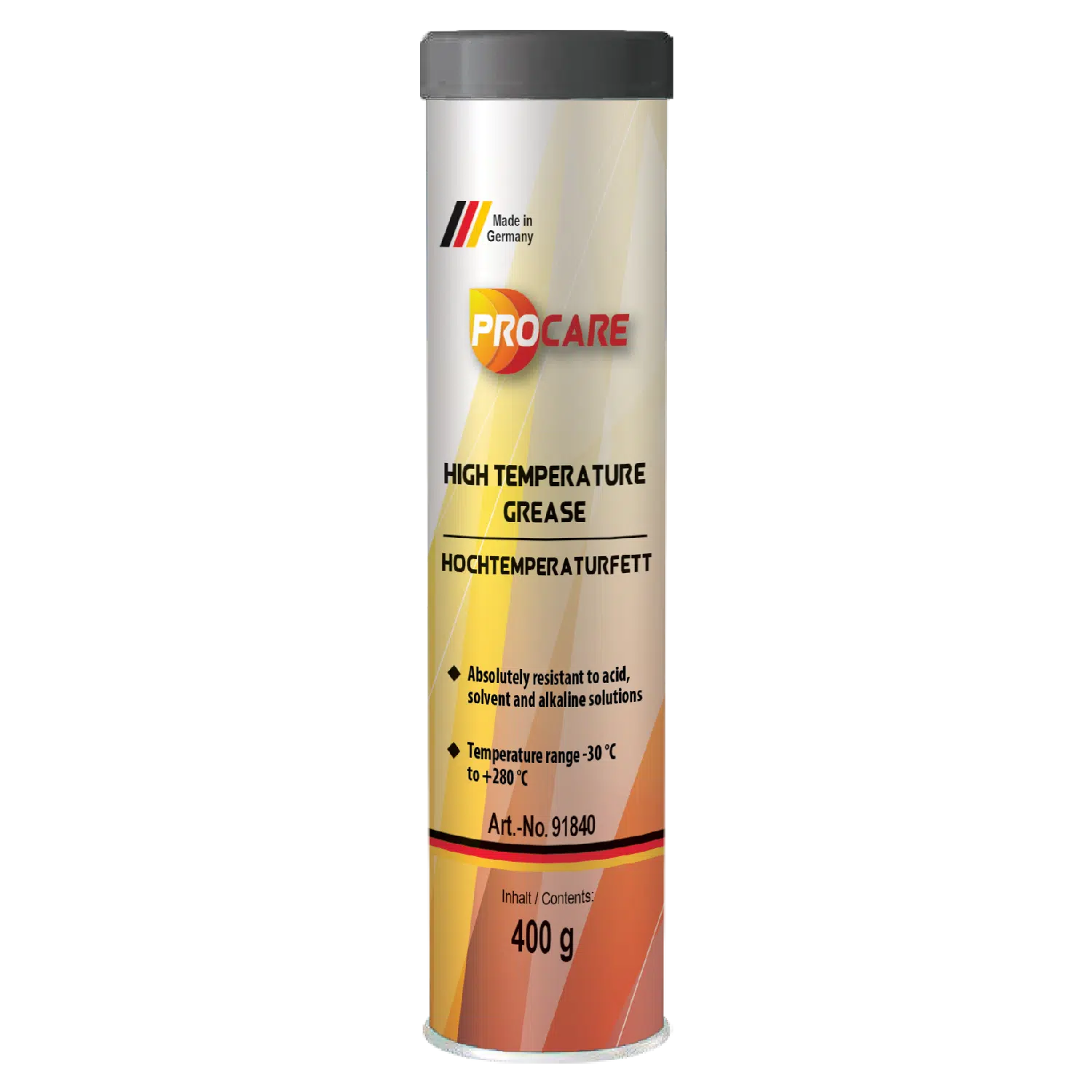 procare High Temperature Grease is full synthetic chemically inert high - temperature grease