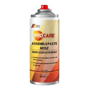 Procare Assembly Paste MoS2 is a synthetic grey - black multipurpose paste with MoS2 solid lubricants