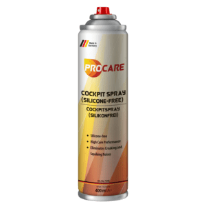 Cockpit Spray is a fully synthetic , high temperature - resistant , silicone - free cockpit care spray