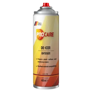 procare De-Icer is an alcohol-based de - icer with liquid gas for fast and effective de-icing of ice and frost