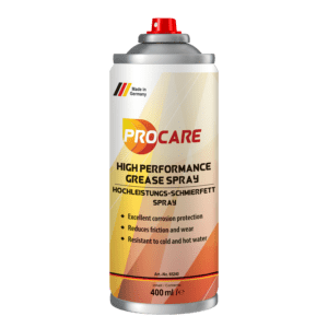 Procare High Performance Grease Spray is a high - quality synthetic high - performance grease spray