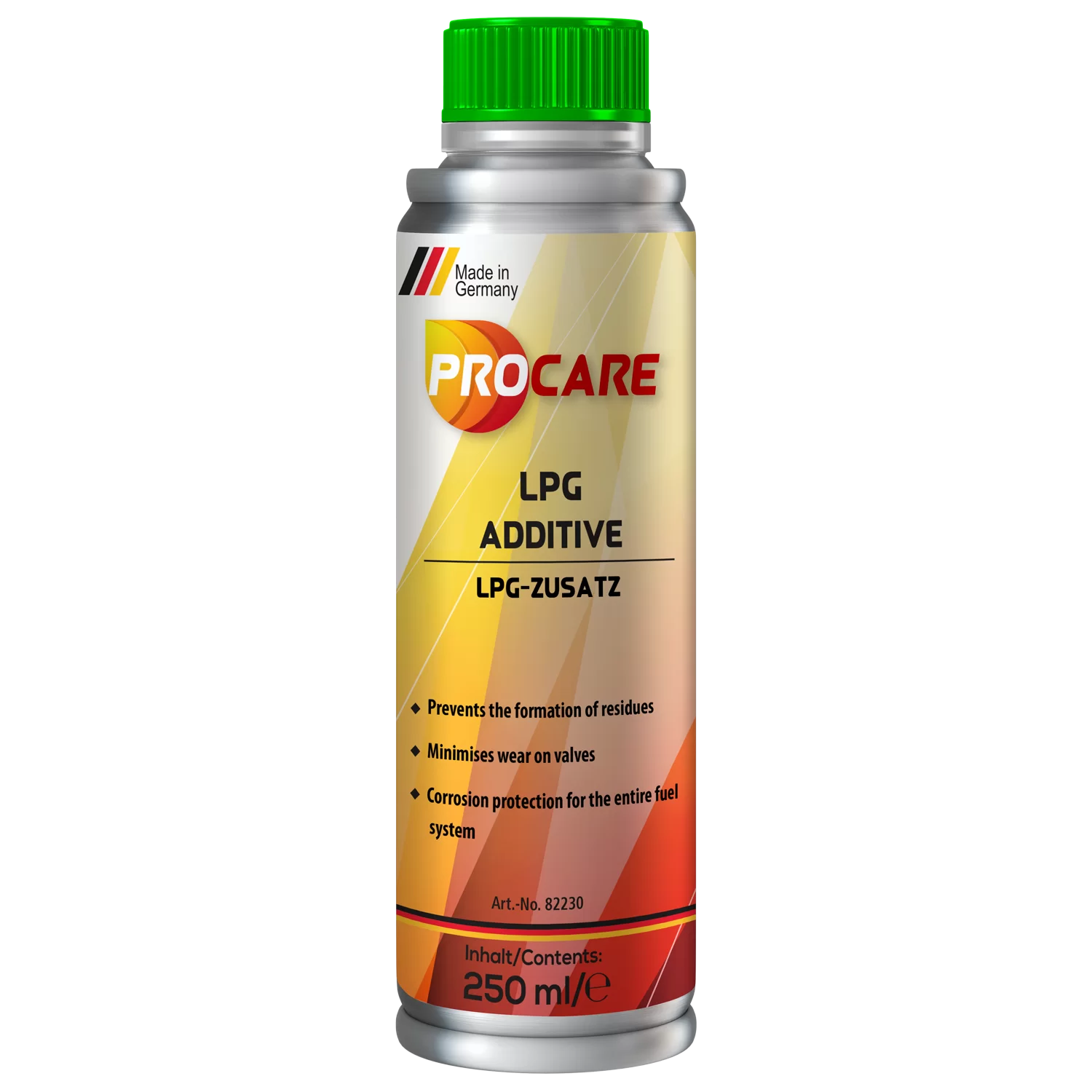 LPG Additive is a specially developed active substance concentrate for the petrol of gas-powered vehicles (LPG/CNG)