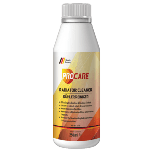 procare Radiator Cleaner is a cleaning concentrate for quick and easy cleaning of the cooling and heating system