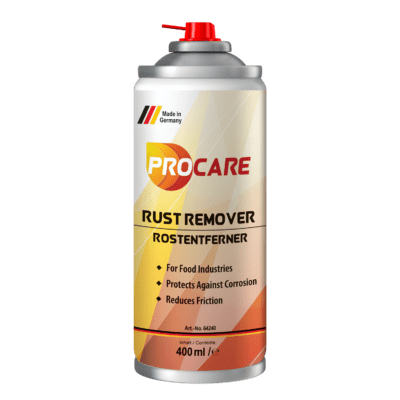 Procare Rust Remover is a synthetic , colourless rust remover with for use in the food industry