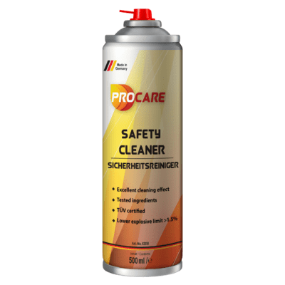 Procare Safety Cleaner for maintenance, repair and assembly work. Reduced burden on health
