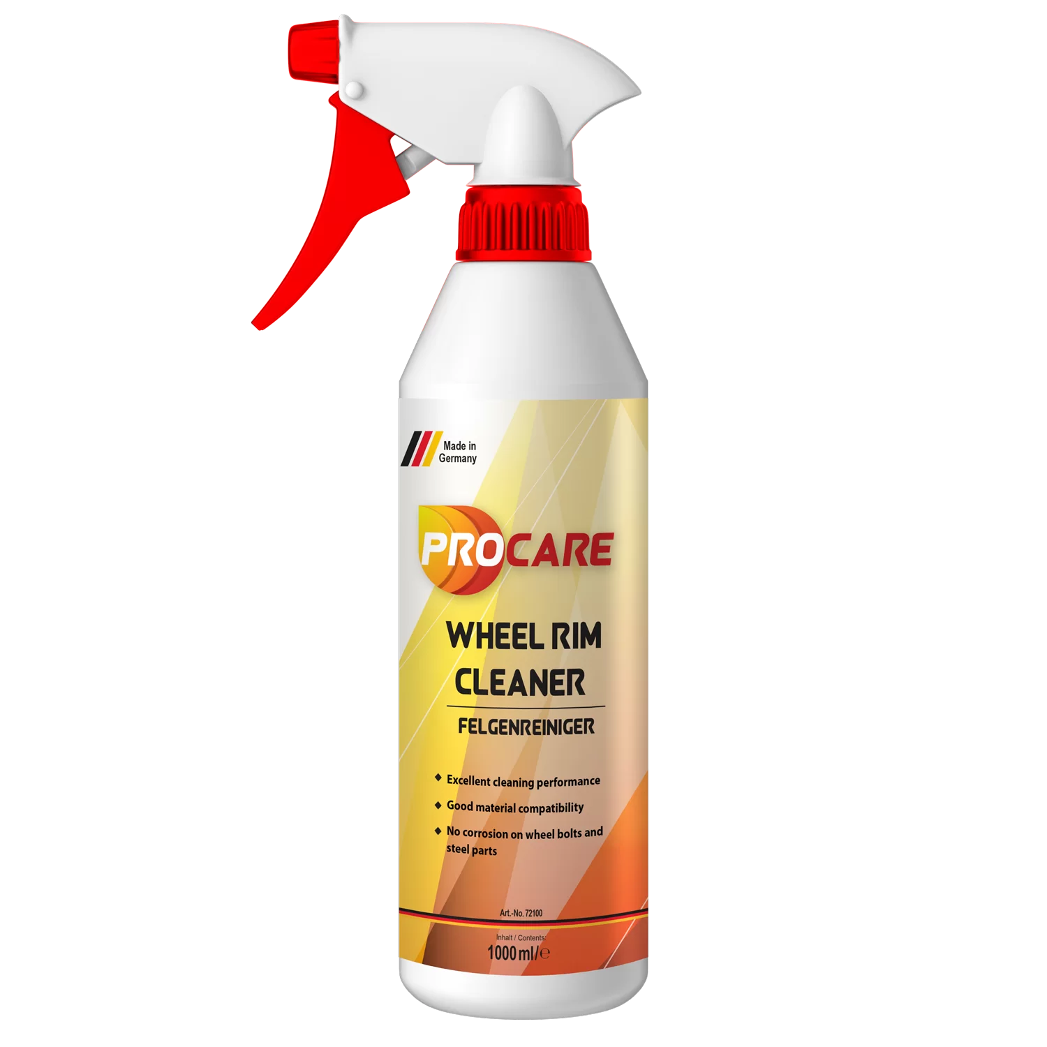 procare Wheel Rim Cleaner for gentle removal of stubborn dirt such as brake dust