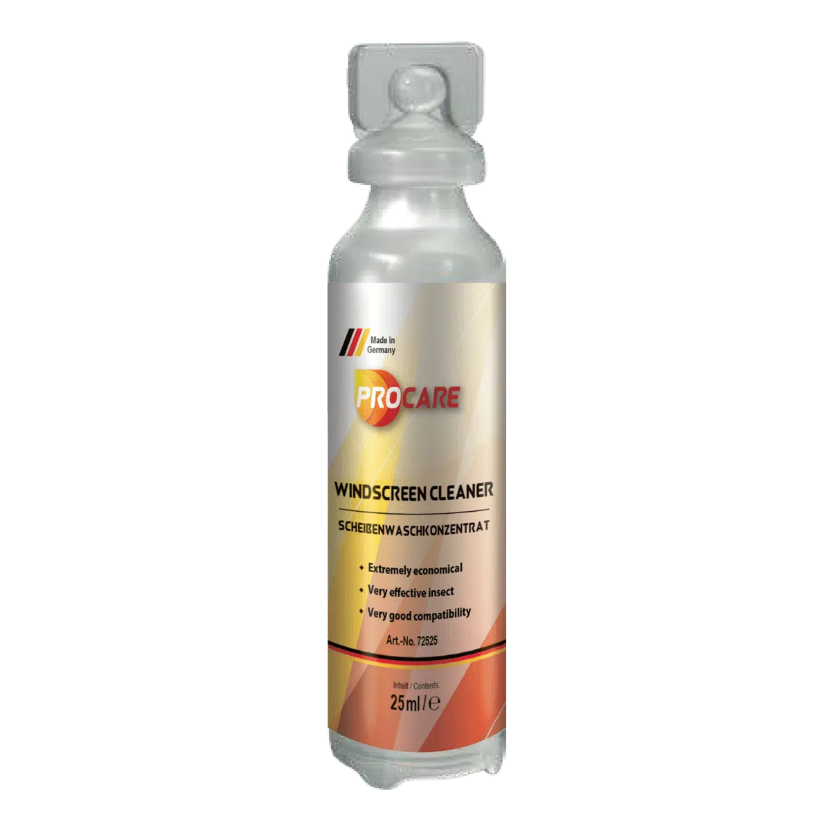 procare Windscreen Cleaner is a highly effective cleaning concentrate for the windscreen washer system